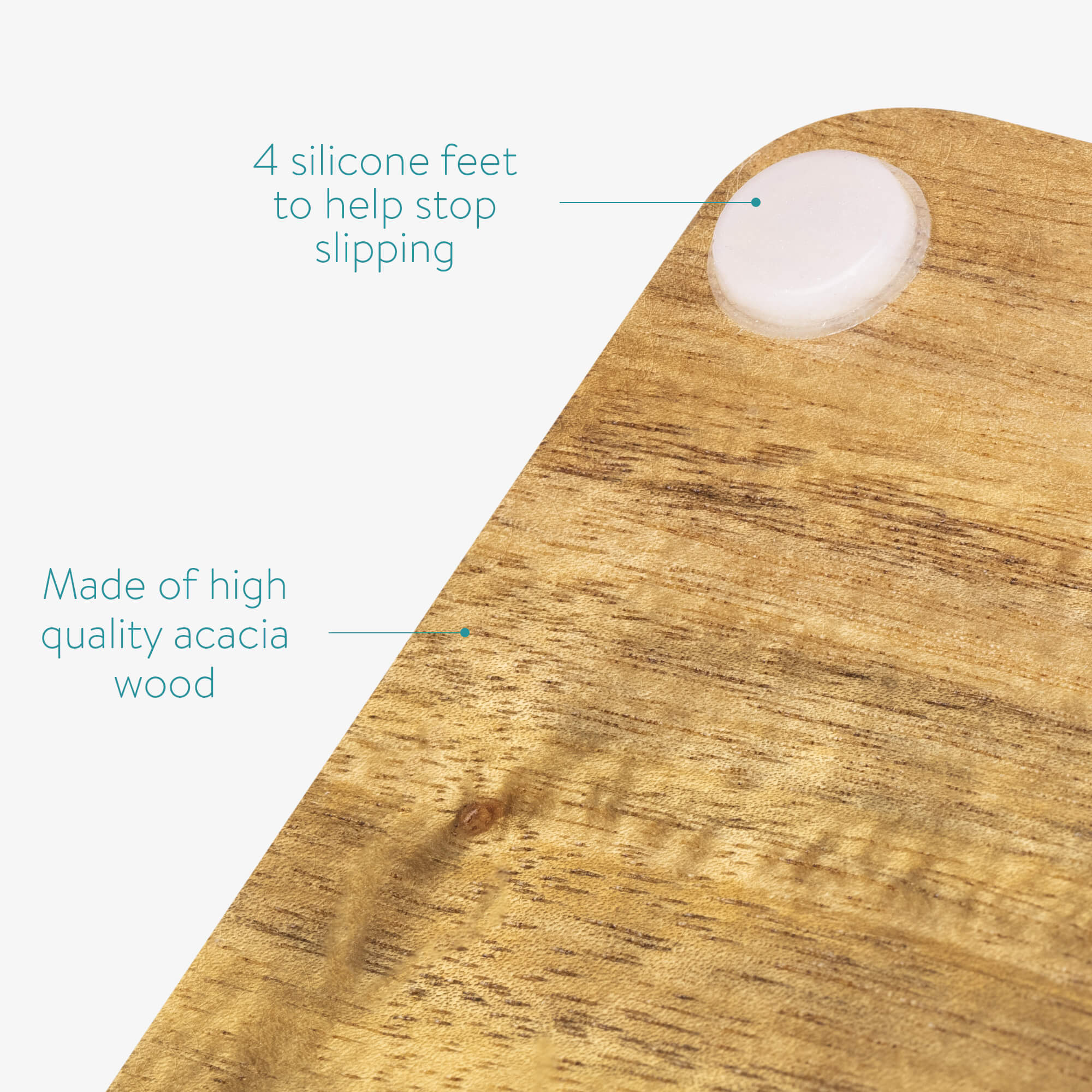 Navaris Ξύλινη Βάση Πατητηριού Εσπρέσο - 58 mm - Acacia Wood - 56192.30