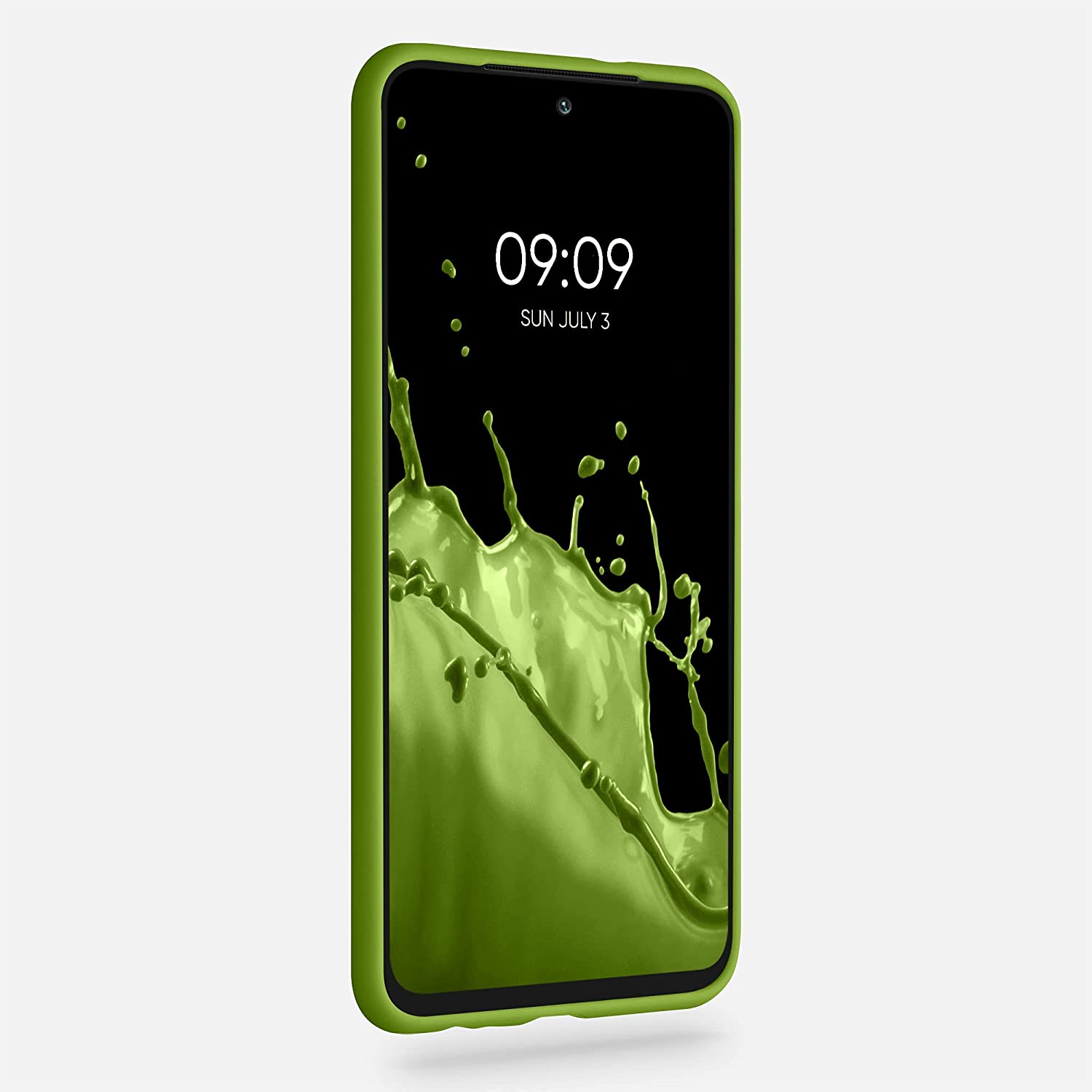KW Xiaomi Redmi Note 10 / Note 10s / Poco M5s Θήκη Σιλικόνης TPU - Green Pepper - 54541.220