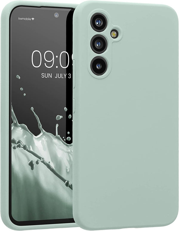 KW Samsung Galaxy A54 5G Θήκη Σιλικόνης Rubberized TPU - Cool Mint - 60795.200 - likebrands.gr