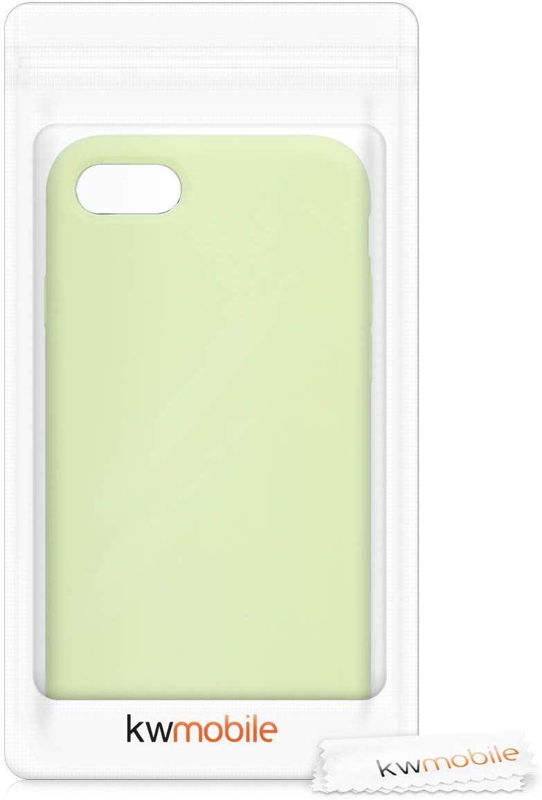 KW iPhone SE 2022 / SE 2020 / 7 / 8 Θήκη Σιλικόνης Rubber TPU - Pistachio Green - 40225.137