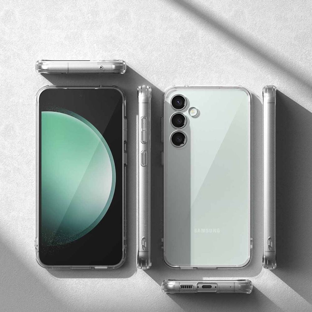 Ringke Samsung Galaxy S23 FE Fusion Σκληρή Θήκη με Πλαίσιο Σιλικόνης - Διάφανη