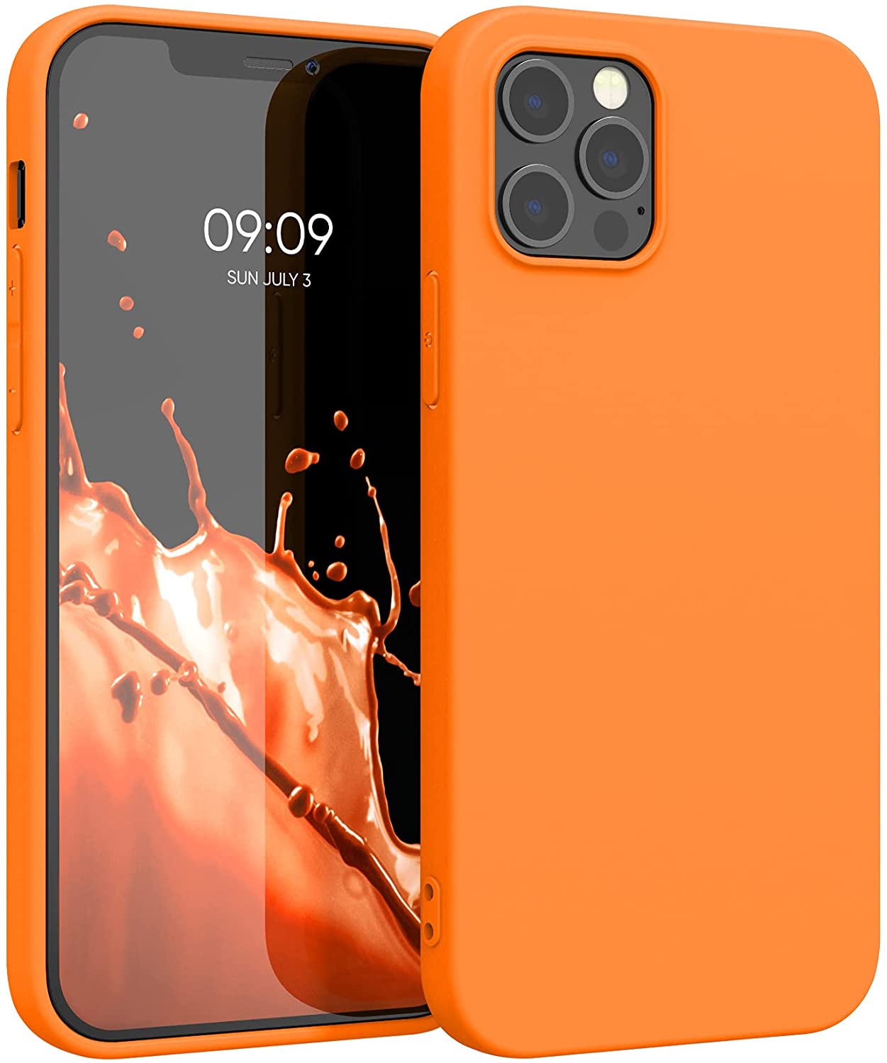 KW iPhone 12 Pro Max Θήκη Σιλικόνης TPU - Cosmic Orange - 53940.150