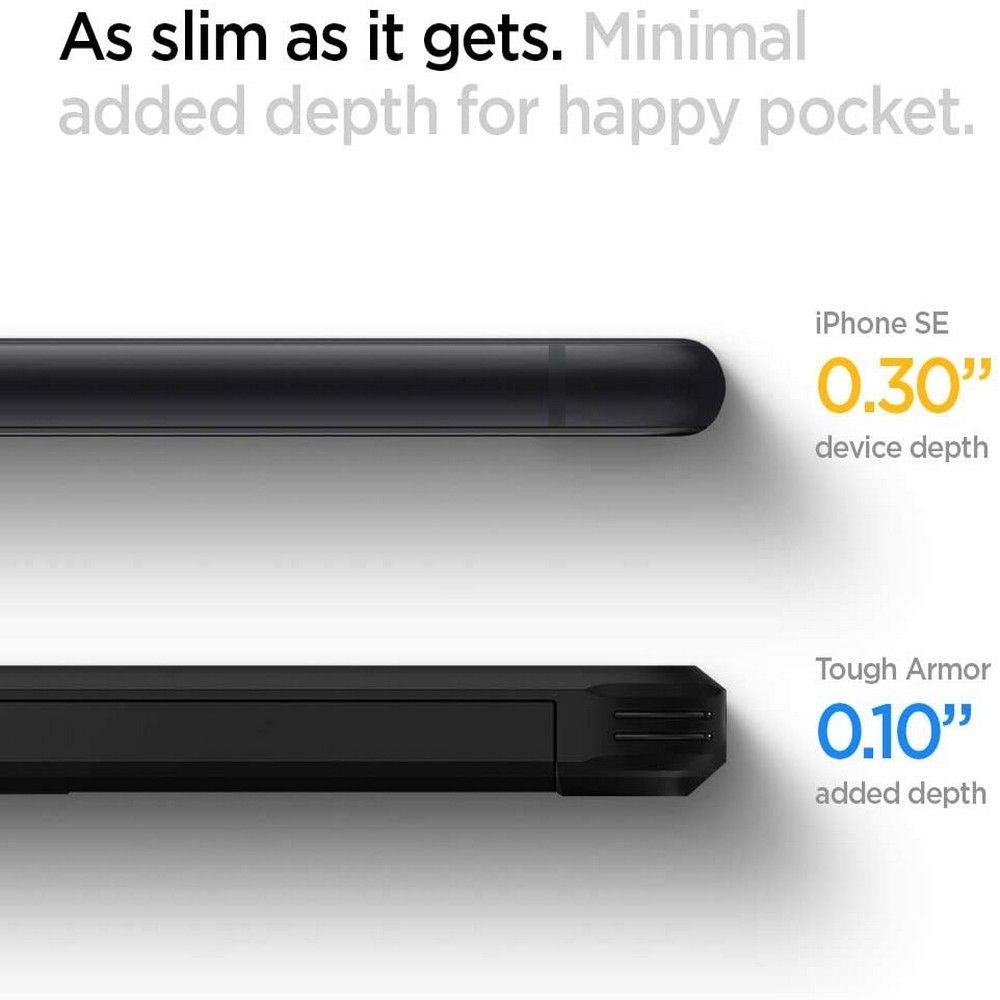 Spigen iPhone SE 2022 / SE 2020 Tough Armor Σκληρή Θήκη - Black