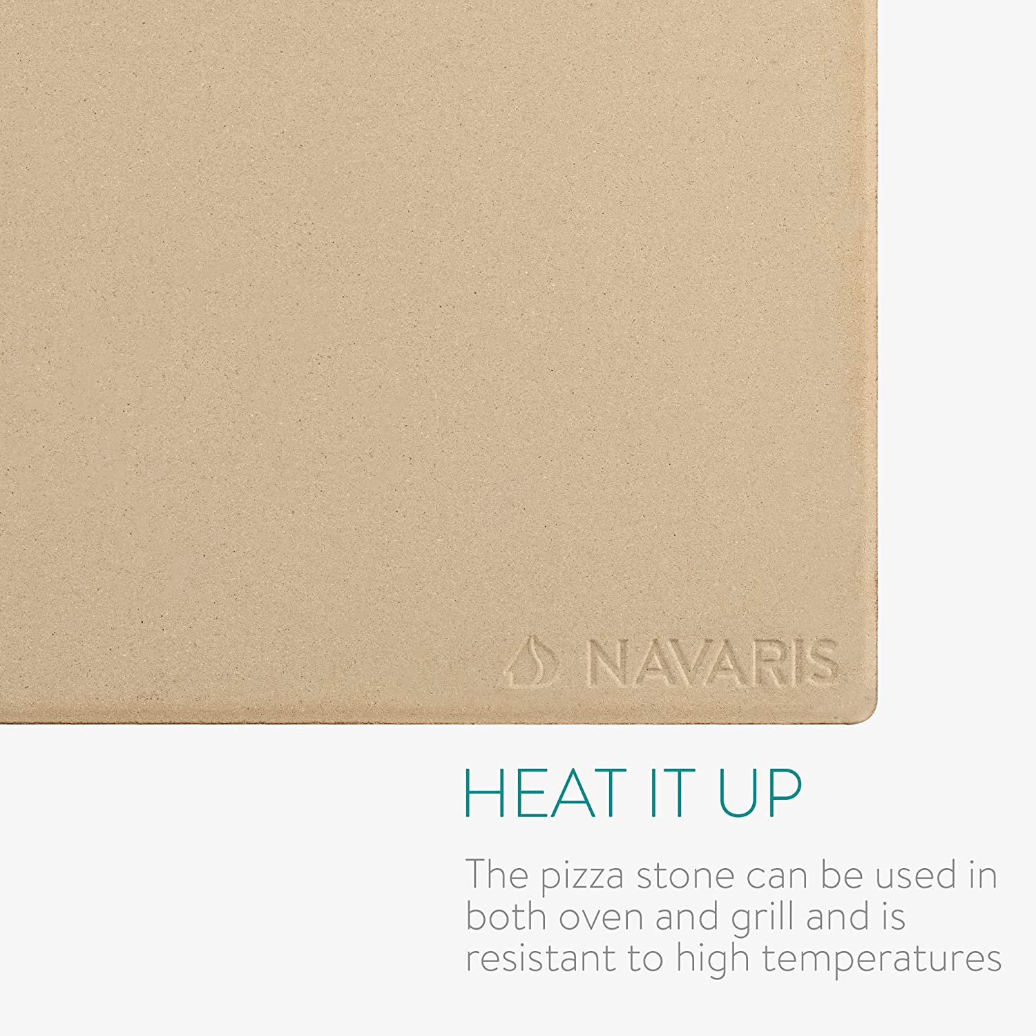 Navaris Πέτρα Ψησίματος Πίτσας με Φτυάρι - Black - 51246.01.02