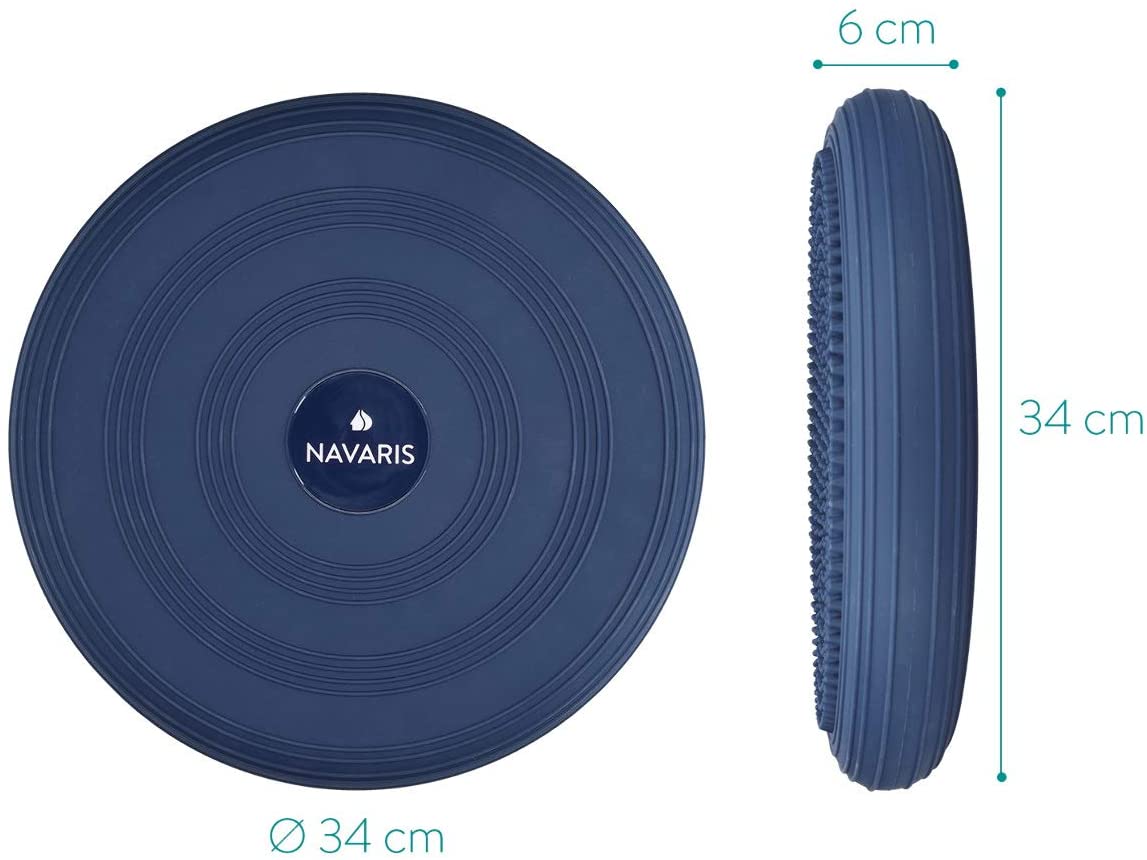 Navaris Μαξιλάρι Στάσης Σώματος / Σανίδα Ισορροπίας - 33cm - Dark Blue - 49286.38