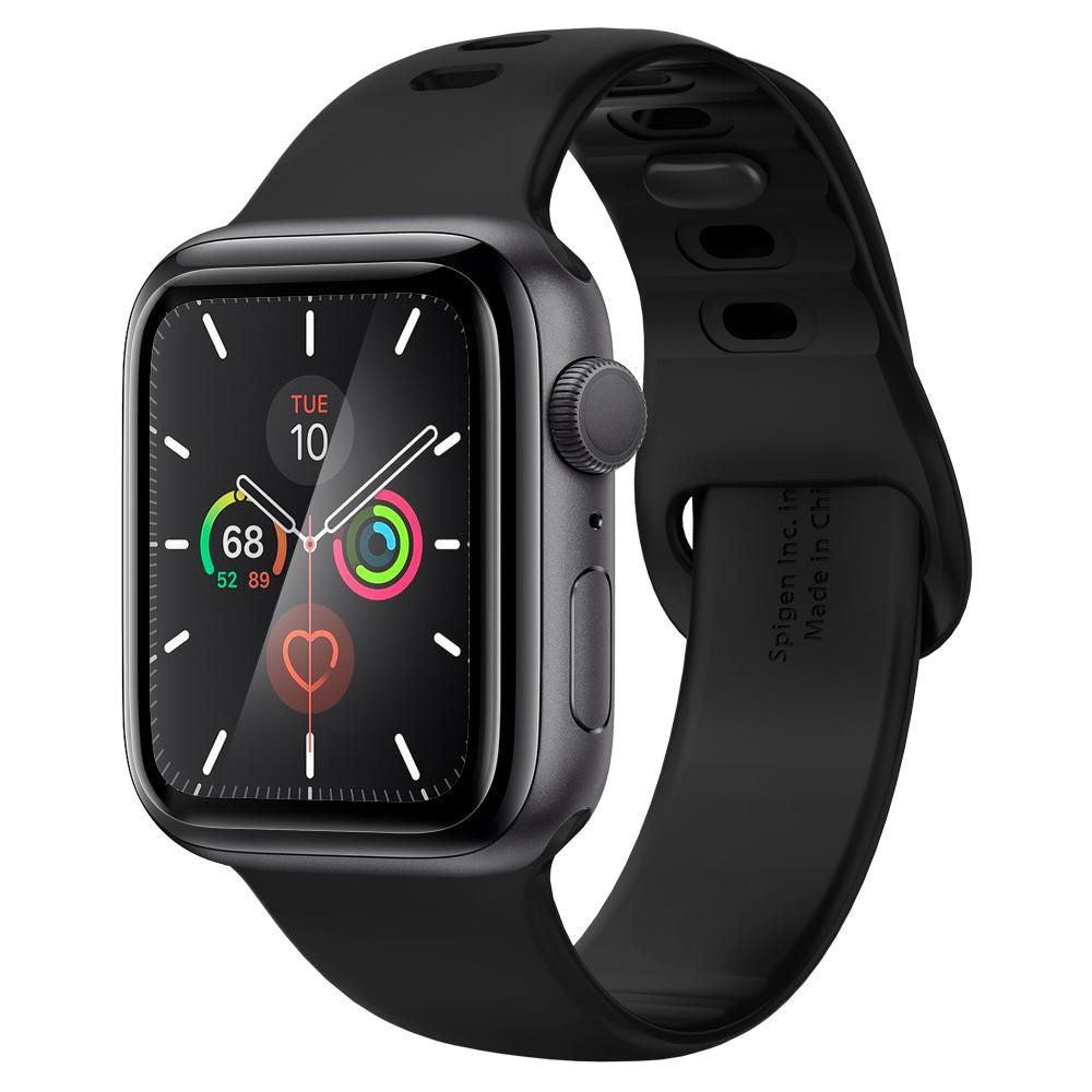 Spigen Προστασία Οθόνης Apple Watch 4 / 5 / 6 / SE / SE 2 - 40mm - Proflex EZ Fit Αντιχαρακτικό Γυαλί Οθόνης - 2 Τεμάχια - Black