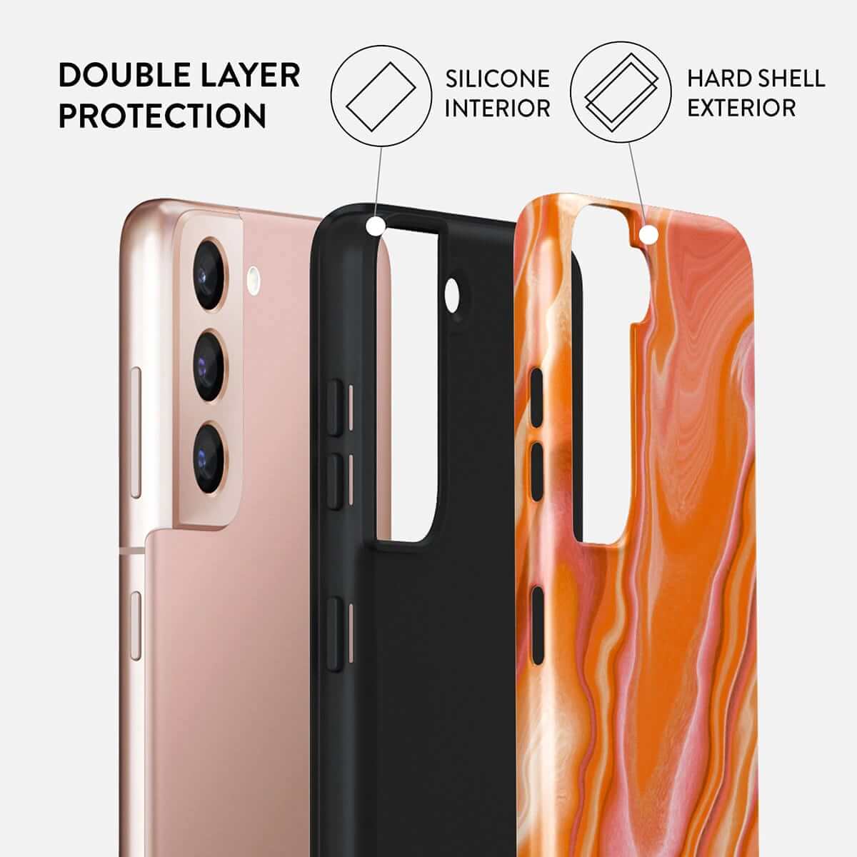 Burga Samsung Galaxy S22 Plus Fashion Tough Σκληρή Θήκη - Retro Glow