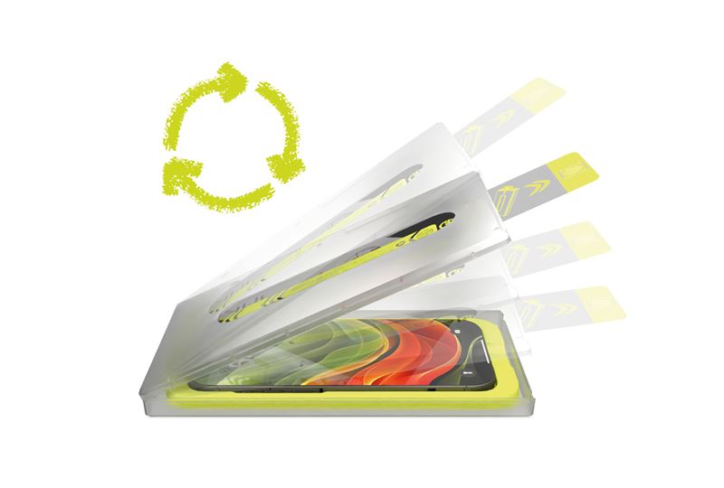 Mobile Origin iPhone 16 Pro Screen Guard Privacy 9H Αντιχαρακτικό Γυαλί Οθόνης με Κιτ Εγκατάστασης - Black