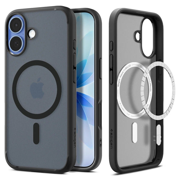 Spigen iPhone 17 - Ultra Hybrid Mag - Σκληρή Θήκη με Πλαίσιο Σιλικόνης Και MagSafe - Frost Black