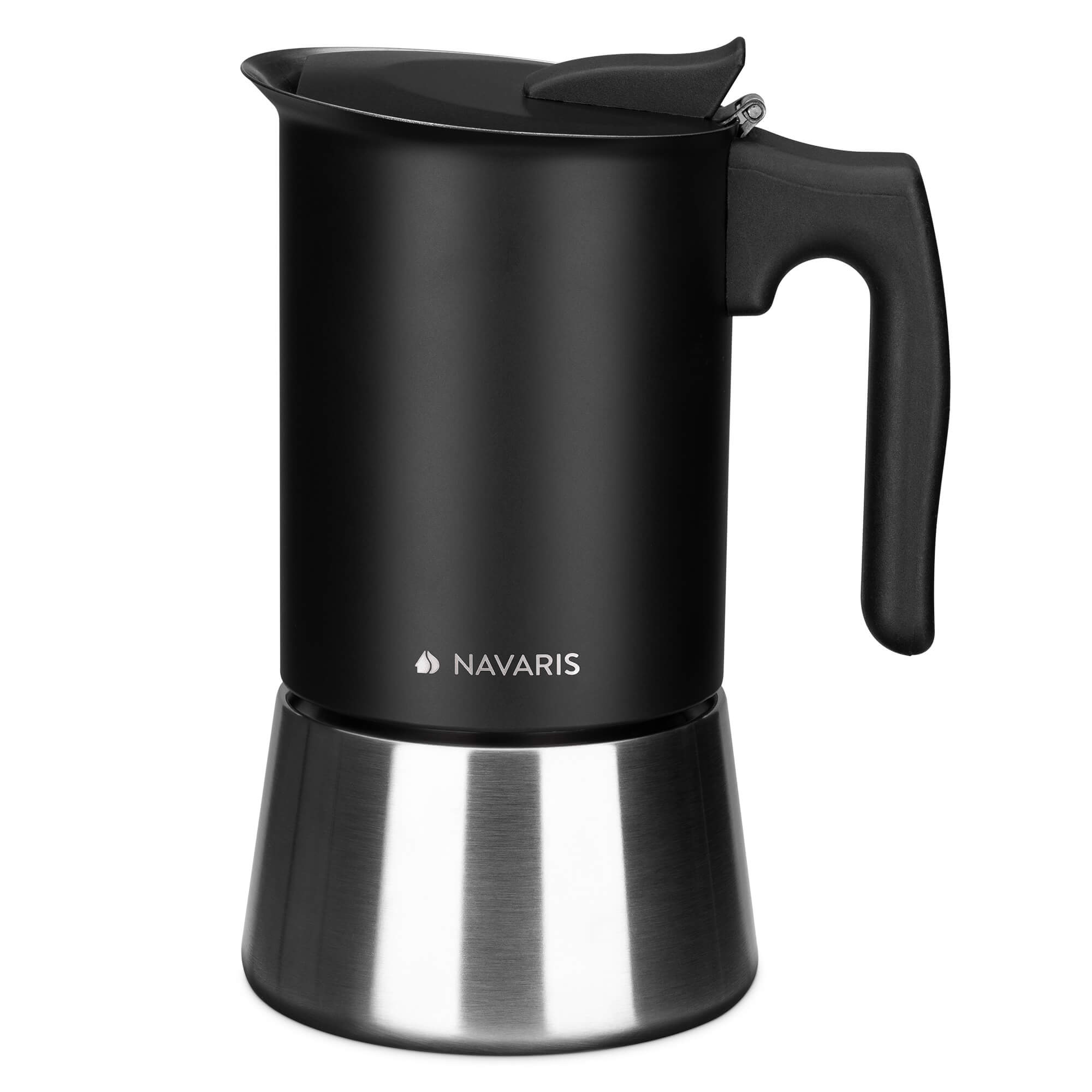 Navaris Espresso Maker Καφετιέρα για Εσπρέσο - 300ml - Black - 55925.02.01