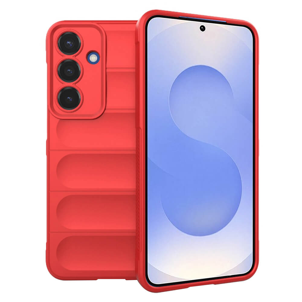 Techsuit Samsung Galaxy S25 Magic Shield Θήκη Σιλικόνης TPU - Red