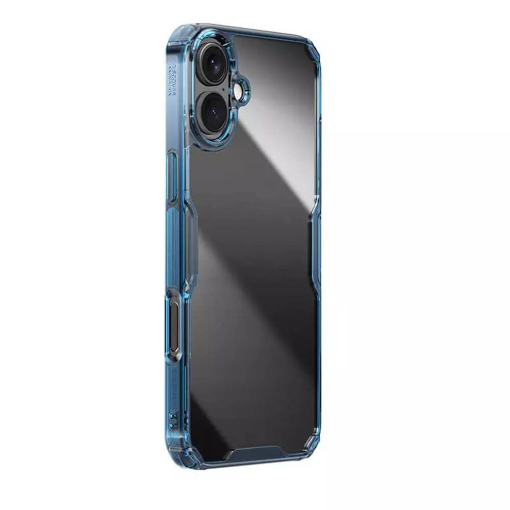 Nillkin iPhone 16 Plus Nature Pro - Σκληρή Θήκη με Πλαίσιο Σιλικόνης - Blue