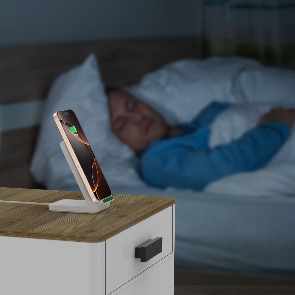 Tech-Protect QI15W-A40 Ασύρματος Φορτιστής MagSafe με Καλώδιο Type-C to Type-C - White