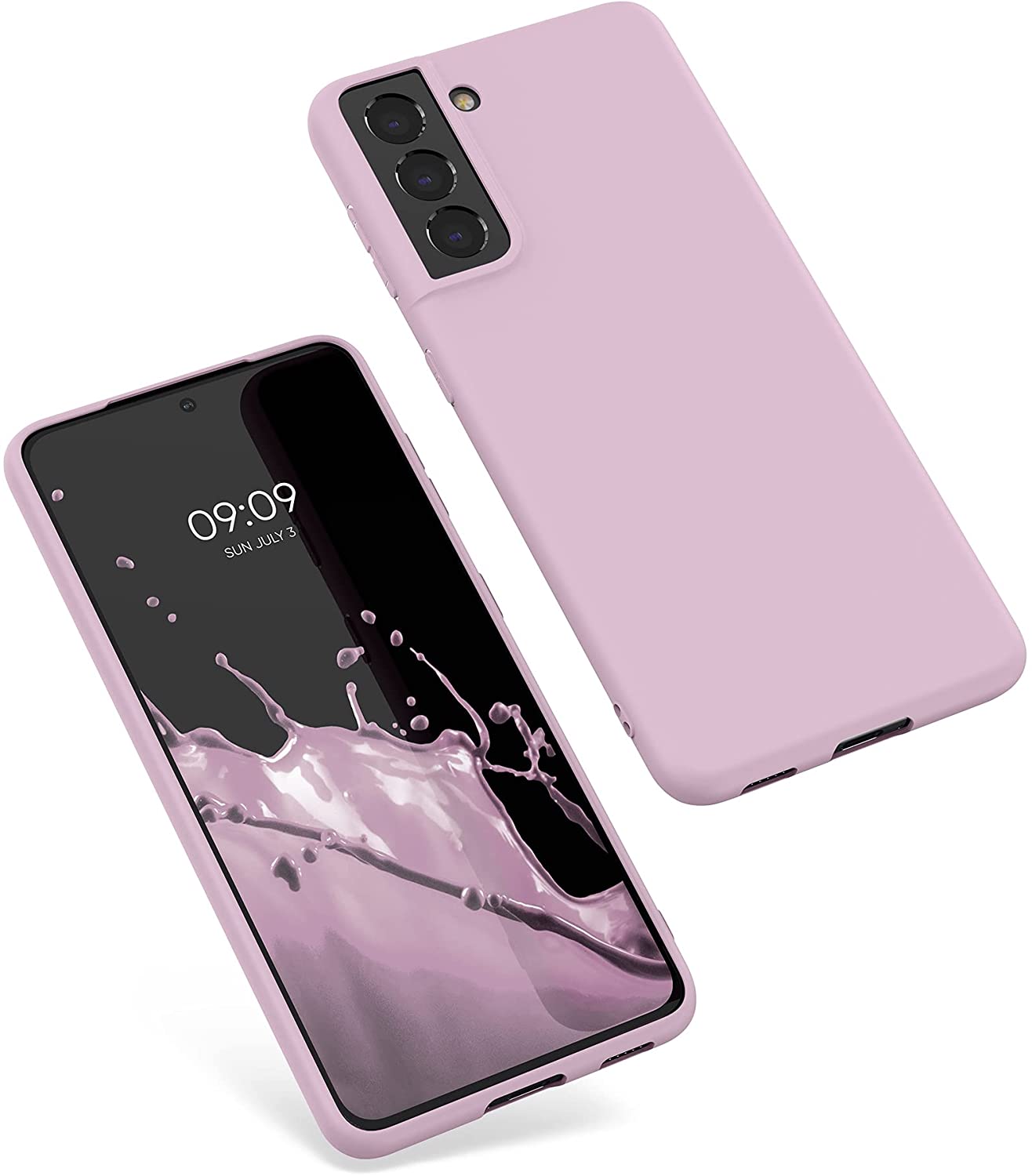KW Samsung Galaxy S21 Θήκη Σιλικόνης TPU - Mauve - 54055.140