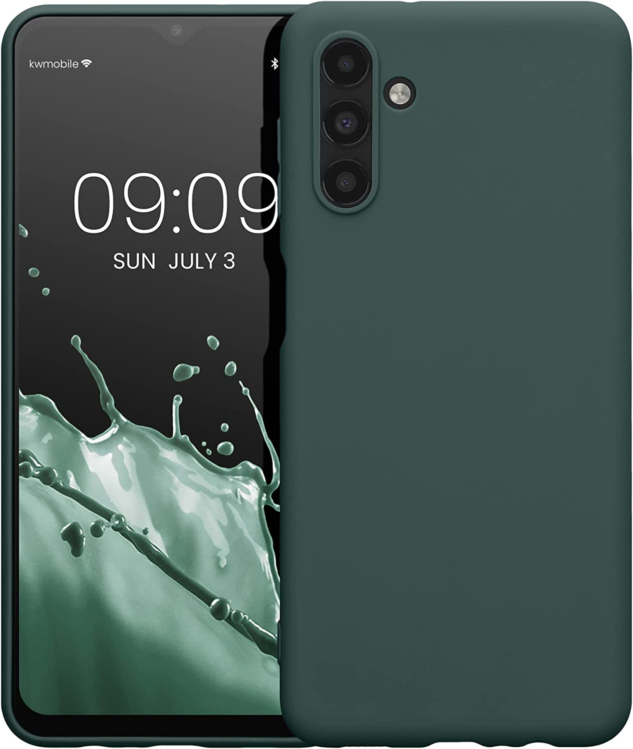 KW Samsung Galaxy A13 5G Θήκη Σιλικόνης TPU - Teal Green - 58919.171