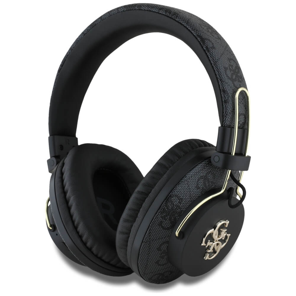 Guess Over-Ear Metal 4G Logo - Ασύρματα Bluetooth Ακουστικά - Black