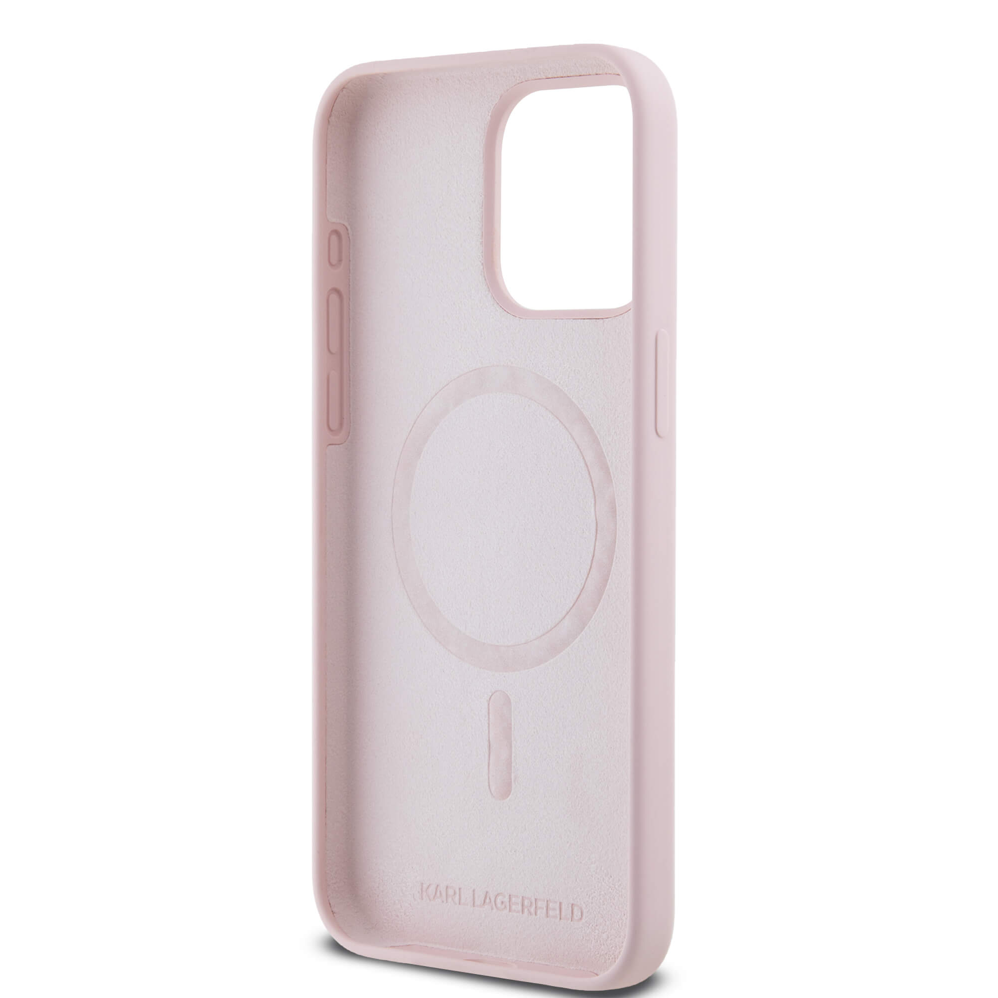 Karl Lagerfeld iPhone 15 Pro Max - Silicone Karl and Choupette - Θήκη Σιλικόνης με MagSafe - Pink - KLHMP15XSCMKCRHP