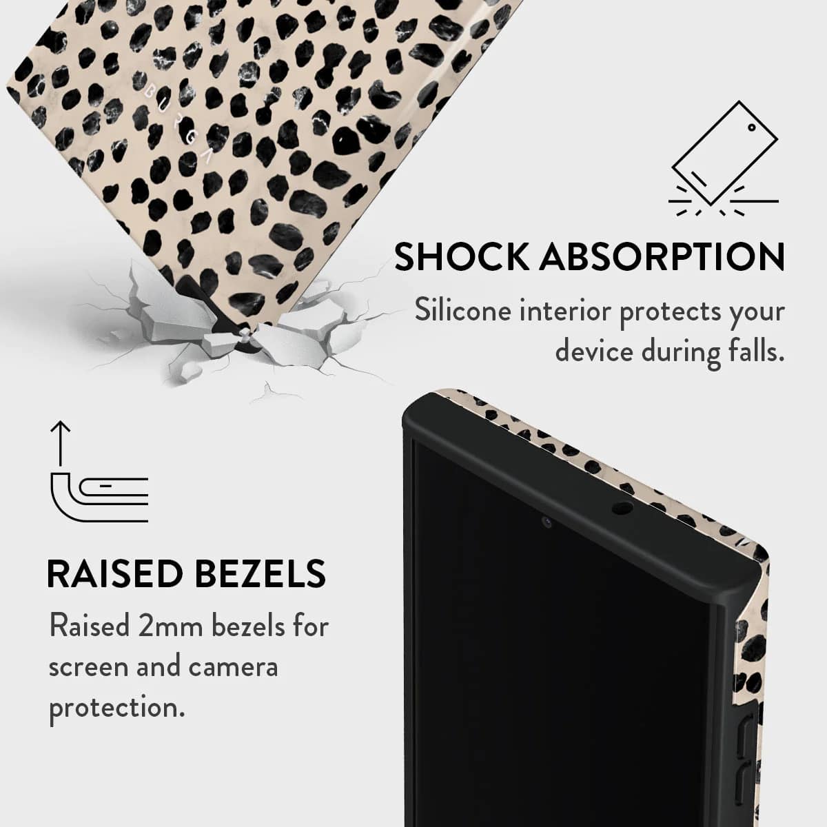 Burga Samsung Galaxy S23 Ultra Fashion Tough Σκληρή Θήκη - Almond Latte