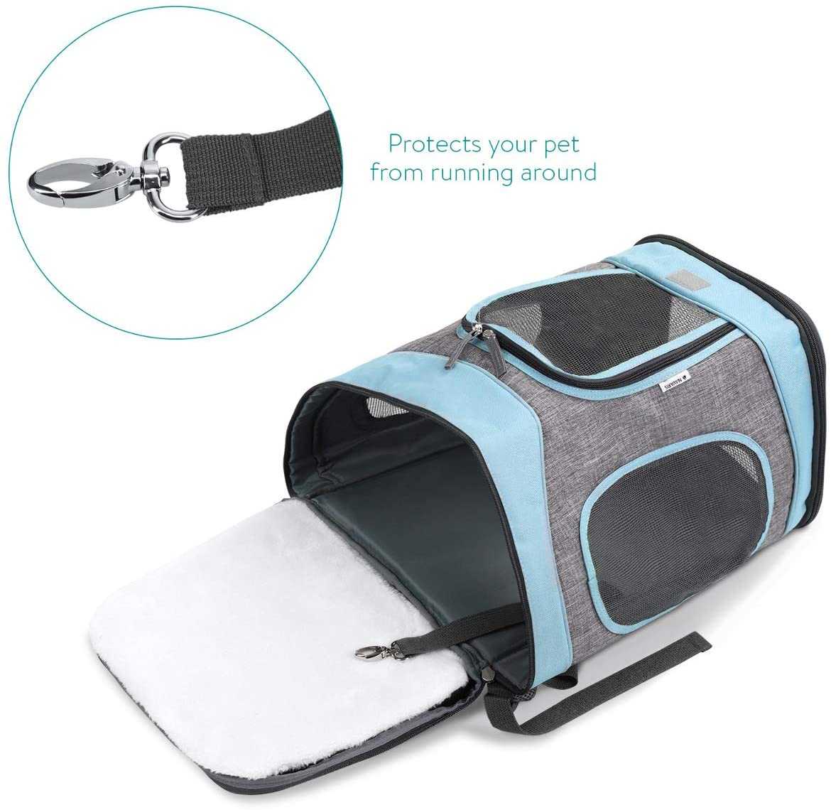 Navaris Αναδιπλούμενο Σακίδιο Μεταφοράς για Κατοικίδια Ζώα - 51299.01