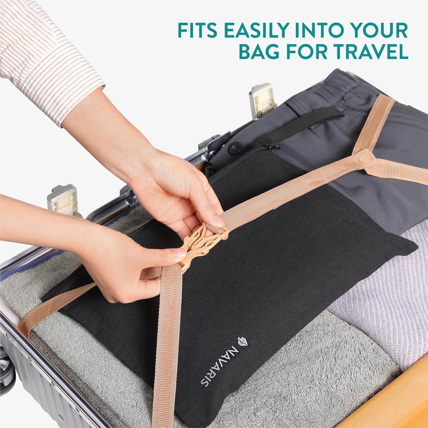 Navaris Αναδιπλούμενο Στρώμα Γυμναστικής με Τσάντα Μεταφοράς - 1.5mm Πάχος - Purple