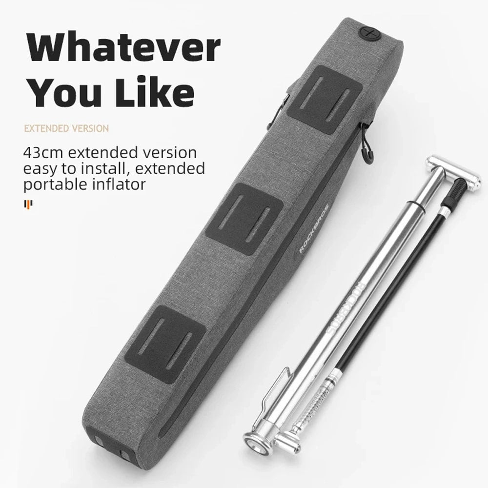 RockBros AS-052 Αδιάβροχη Βαλίτσα Ποδηλάτου για τον Σκελετό - Grey