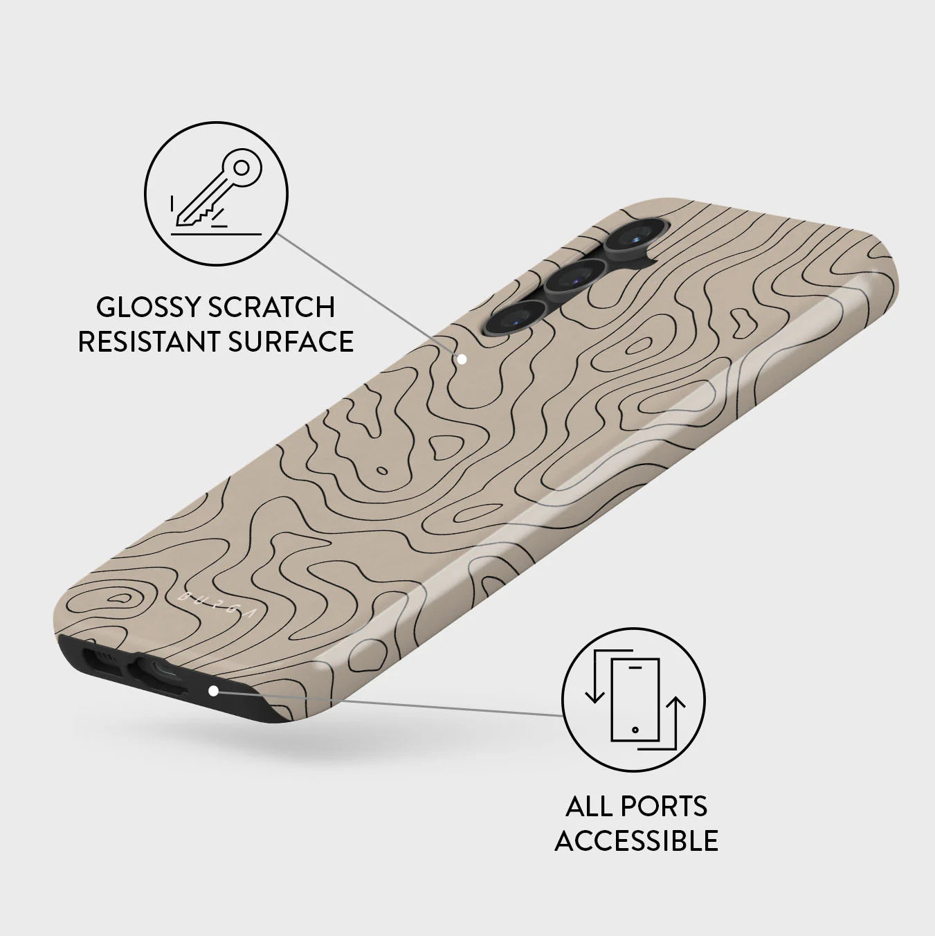 Burga Samsung Galaxy S23 FE Fashion Tough Σκληρή Θήκη - Wild Terrain