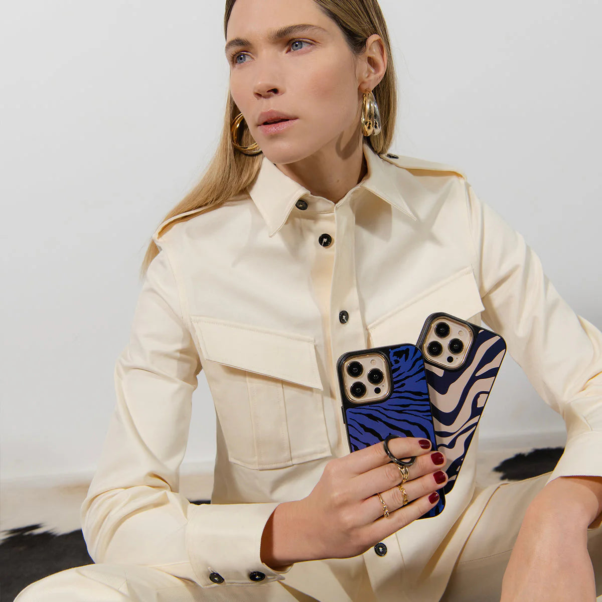 Burga iPhone 15 Pro Elite Σκληρή Θήκη - Gold - Vigilant