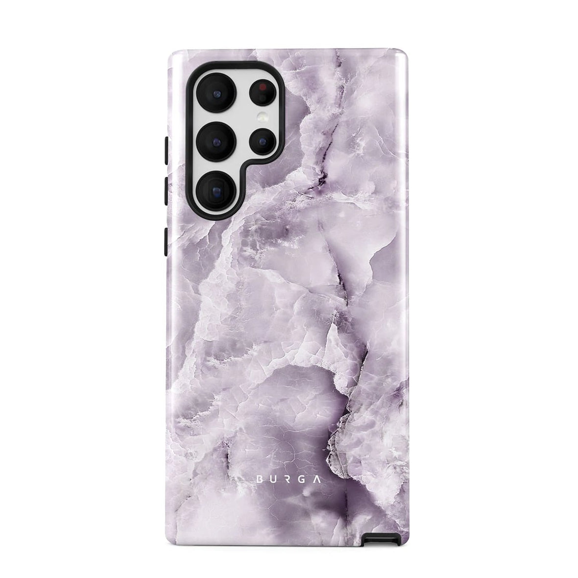 Burga Samsung Galaxy S22 Ultra Fashion Tough Σκληρή Θήκη - Black Currant