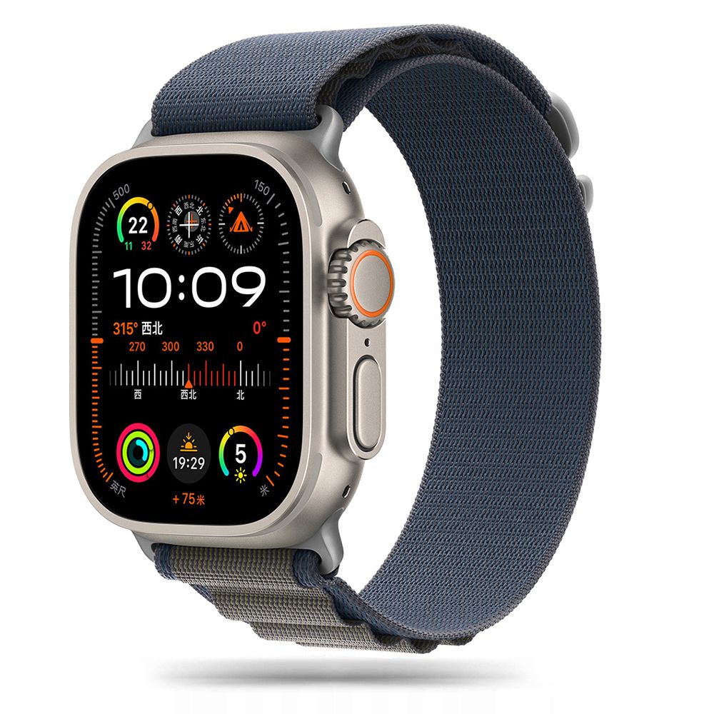 Tech-Protect Λουράκι Apple Watch 8/9/10/11 - SE (1/2/3) - Ultra (1/2/3) – 44/45/46/49mm Nylon Pro - Navy / Grey