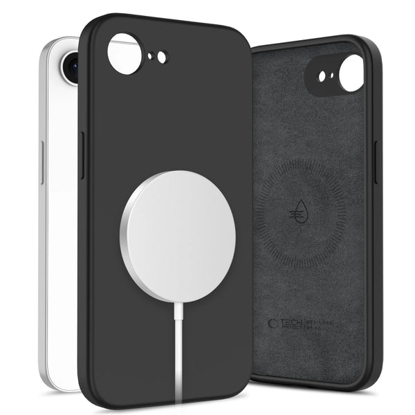 Tech - Protect iPhone 16e Liquid Silicone MagSafe Θήκη Σιλικόνης - Black