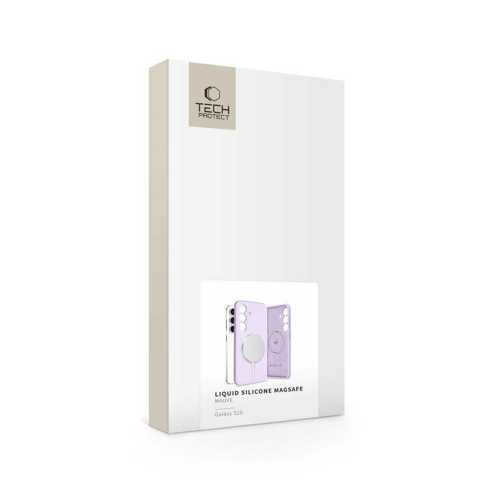 Tech-Protect Samsung Galaxy S25 Liquid Silicone - MagSafe Θήκη Σιλικόνης TPU - Mauve