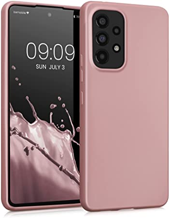 KW Samsung Galaxy A53 5G Θήκη Σιλικόνης TPU - Metallic Rose Gold - 57958.31