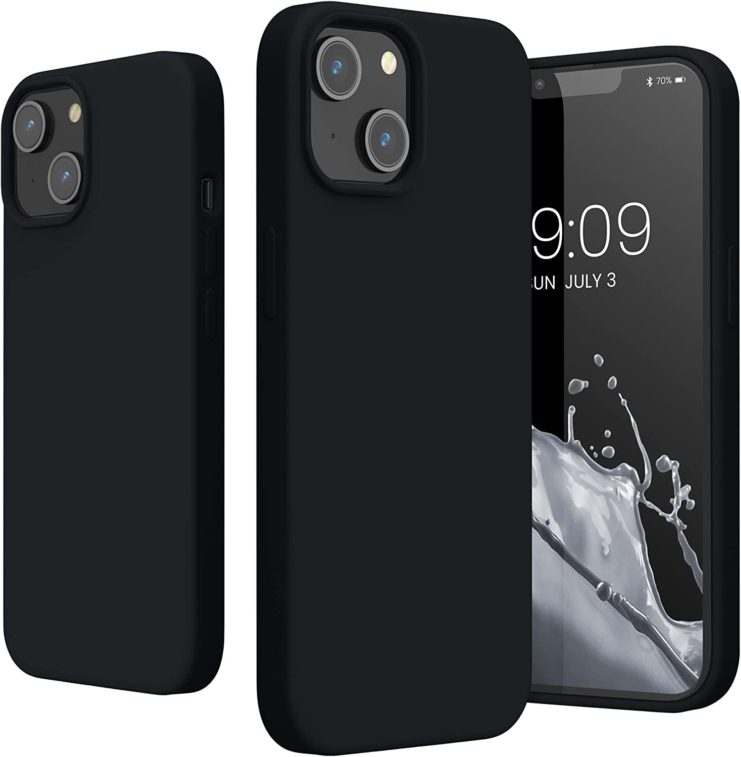 KW iPhone 14 Θήκη Σιλικόνης TPU - Blueberry - 59071.186