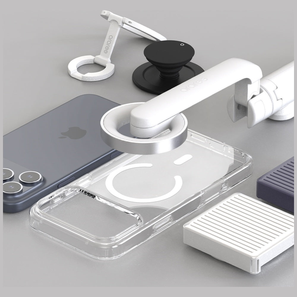 Araree iPhone Air - Duple M MagSafe - Σκληρή Θήκη με Πλαίσιο Σιλικόνης - Clear