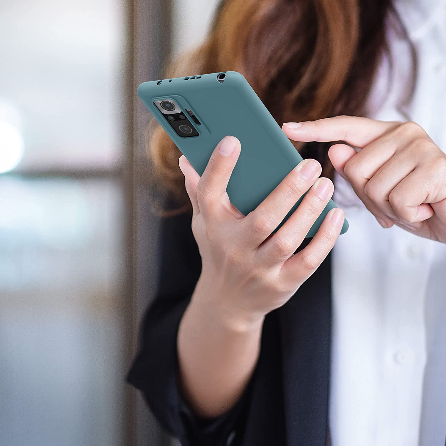 KW Xiaomi Redmi Note 10 Pro Θήκη Σιλικόνης TPU - Arctic Blue - 54551.207