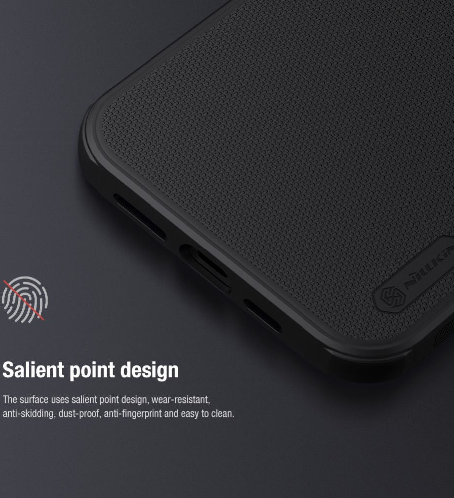 Nillkin iPhone 13 Pro Super Frosted Shield Rugged Σκληρή Θήκη - Black
