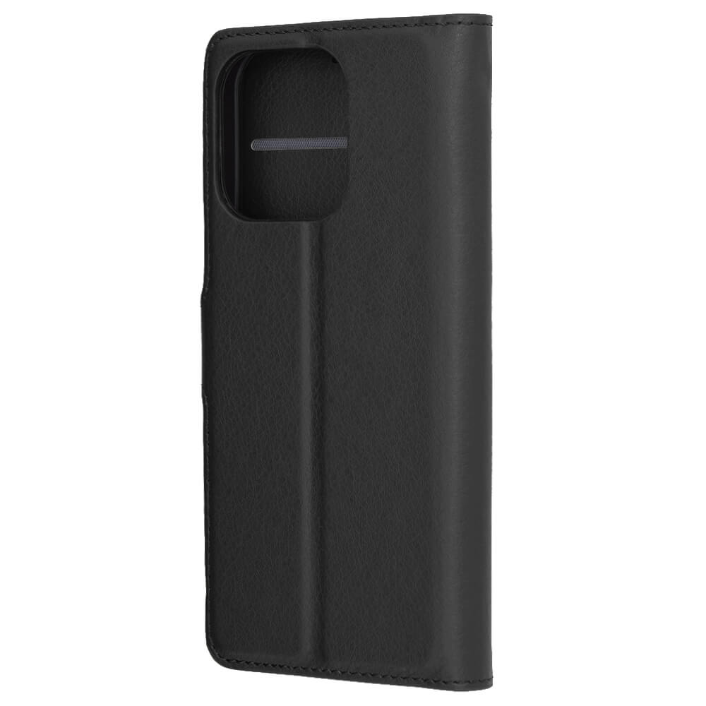 Techsuit iPhone 16 Pro - Leather Folio - Θήκη Πορτοφόλι από Δερματίνη με Stand - Black