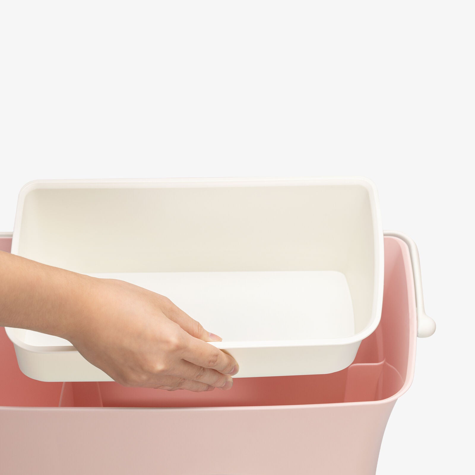 Navaris Καλάθι για Πάνες Μωρού - Pink - 54602.02