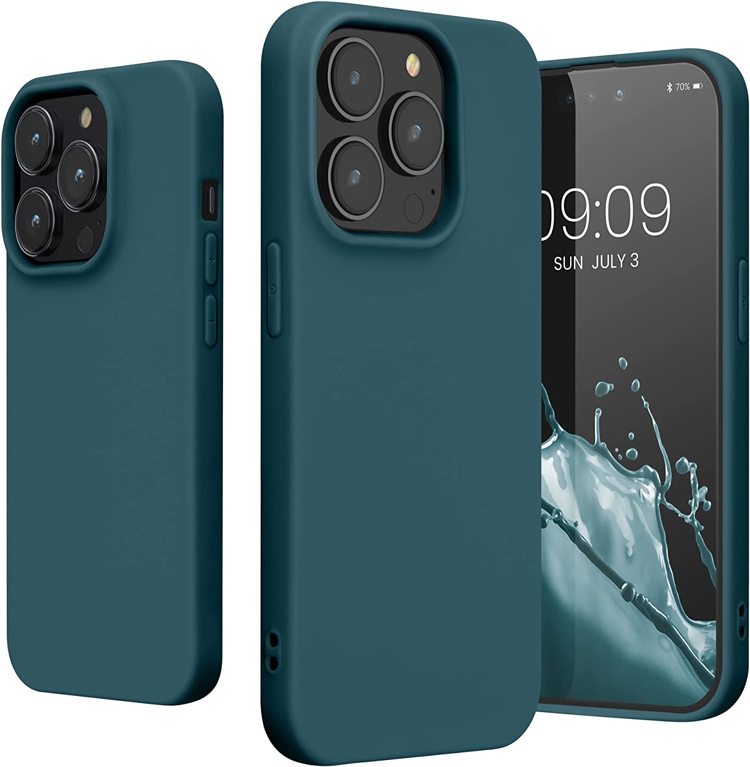 KW iPhone 14 Pro Λεπτή Θήκη Σιλικόνης TPU - Teal Matte - 59077.57