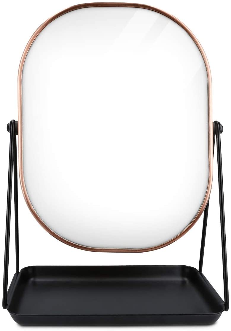 Navaris Free Standing Makeup Mirror - Καθρέπτης Μακιγιάζ - Copper - 49361.27
