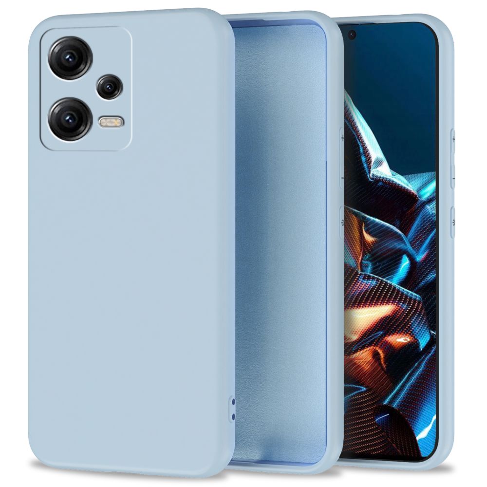Tech-Protect Xiaomi Redmi Note 12 5G / Poco X5 5G Icon Θήκη Σιλικόνης Rubber TPU - Sky Blue