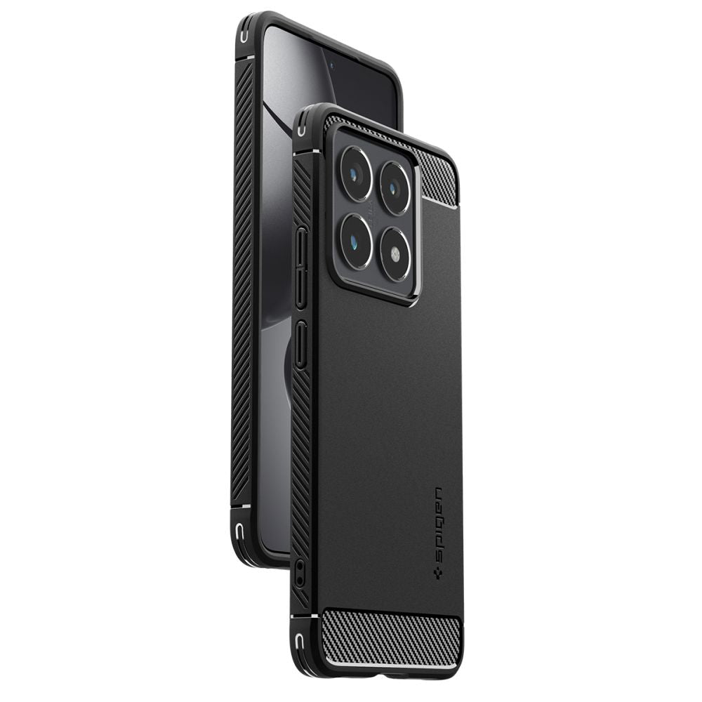 Spigen Xiaomi 14T Pro Θήκη TPU Rugged Armor - Matte Black