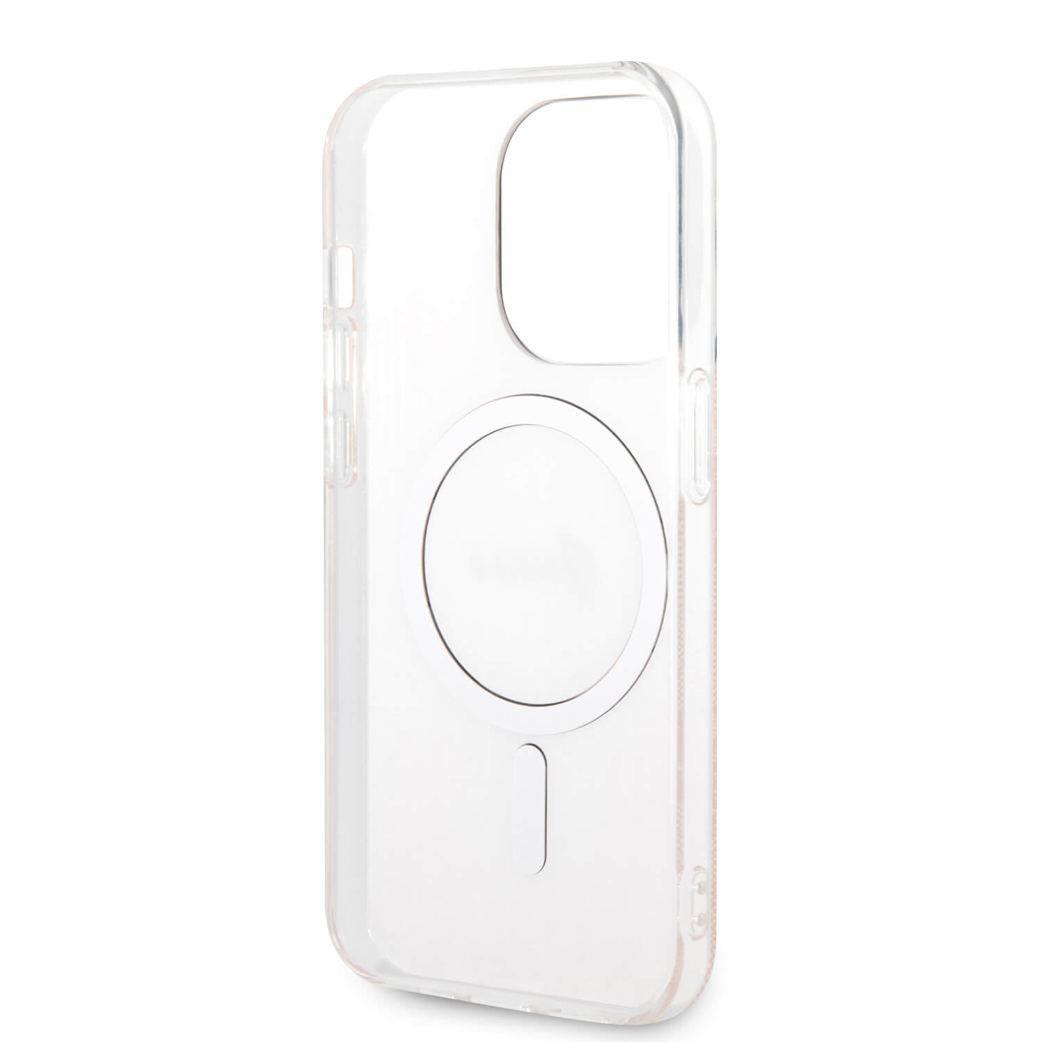 Guess iPhone 14 Pro - Bundle Pack MagSafe - Σετ Σκληρή Θήκη με Πλαίσιο Σιλικόνης και Ασύρματος Φορτιστής MagSafe - Design 4G and Gold - Pink - GUBPP14LH4EACSP