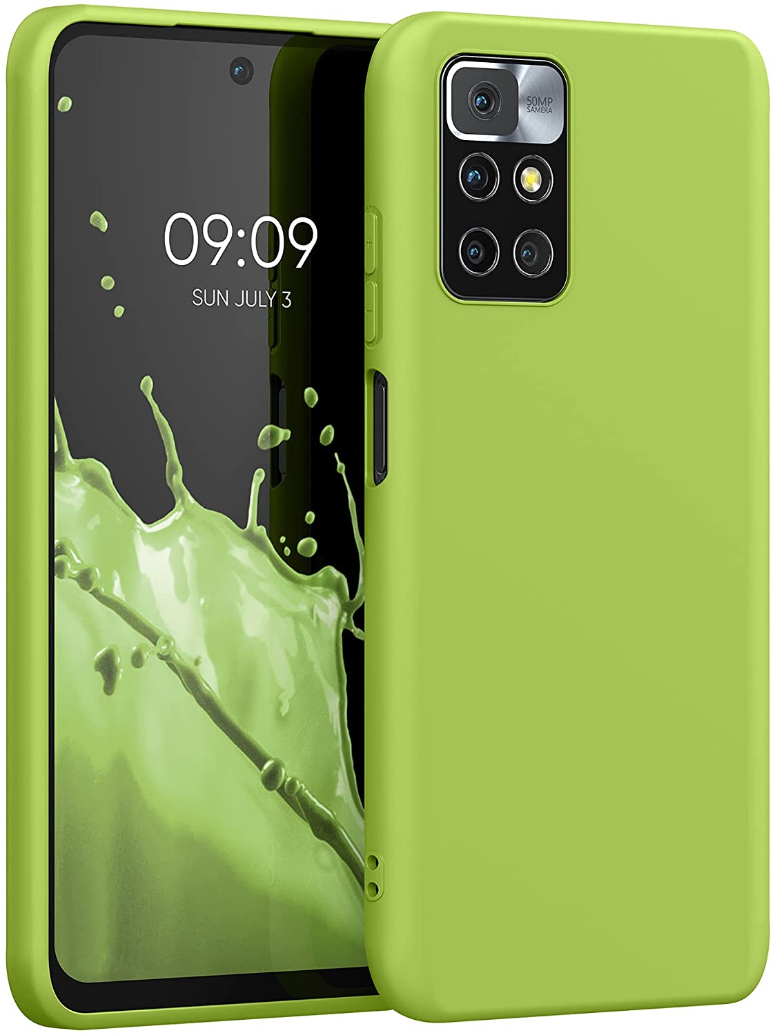 KW Xiaomi Redmi 10 Θήκη Σιλικόνης TPU - Green Pepper - 56147.220
