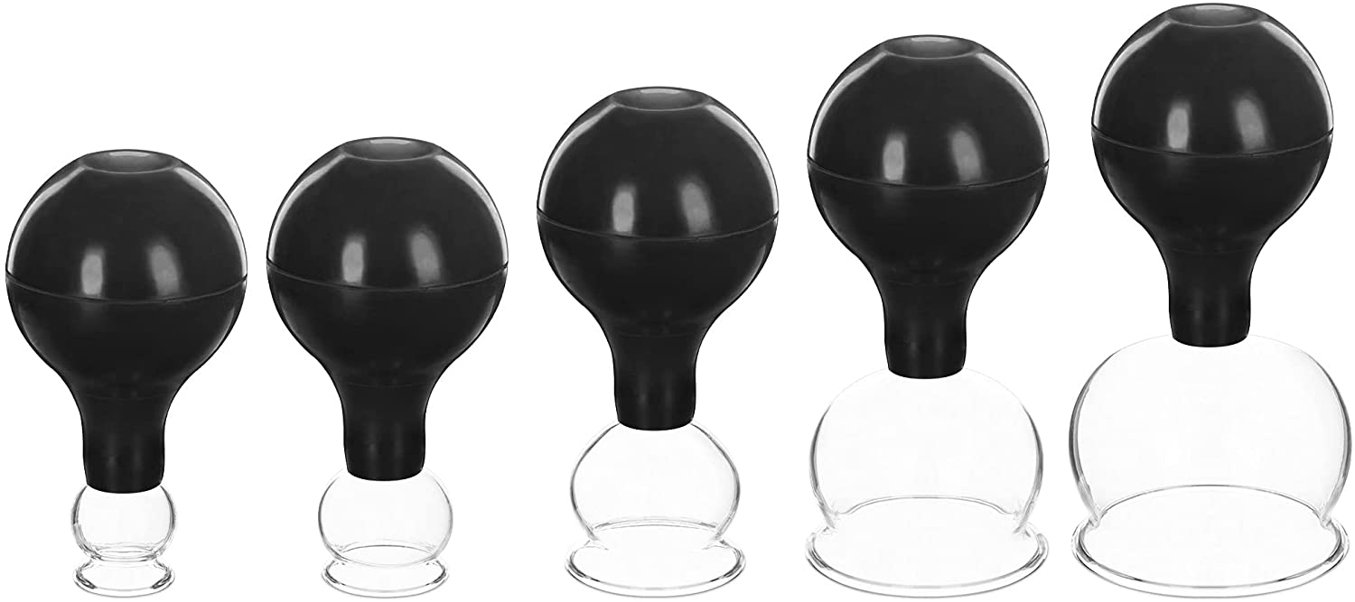 Navaris Σετ με 5 Βεντούζες με Φούσκα - Black - 54790.01