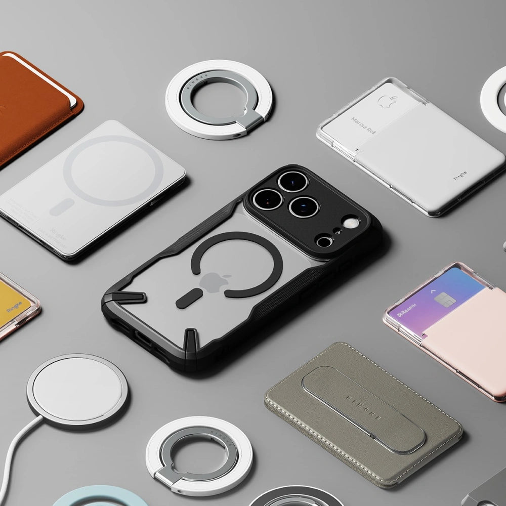 Ringke iPhone 17 Pro Max - Fusion X Magnetic MagSafe - Σκληρή Θήκη με Πλαίσιο Σιλικόνης και MagSafe - Black