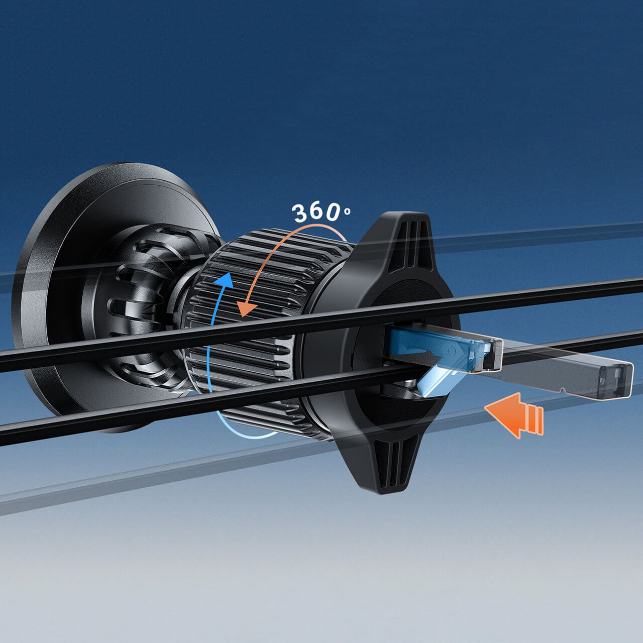 Acefast D6 Μαγνητική Βάση Αυτοκινήτου για τον Αεραγωγό - Black