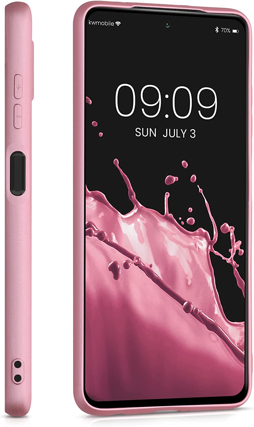 KW Xiaomi Poco X3 NFC Θήκη Σιλικόνης TPU - Metallic Rose Gold - 53483.31