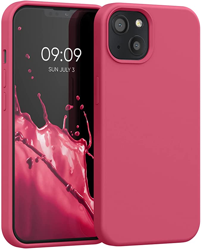 KW iPhone 13 Θήκη Σιλικόνης Rubberized TPU - Awesome Pink - 55878.238