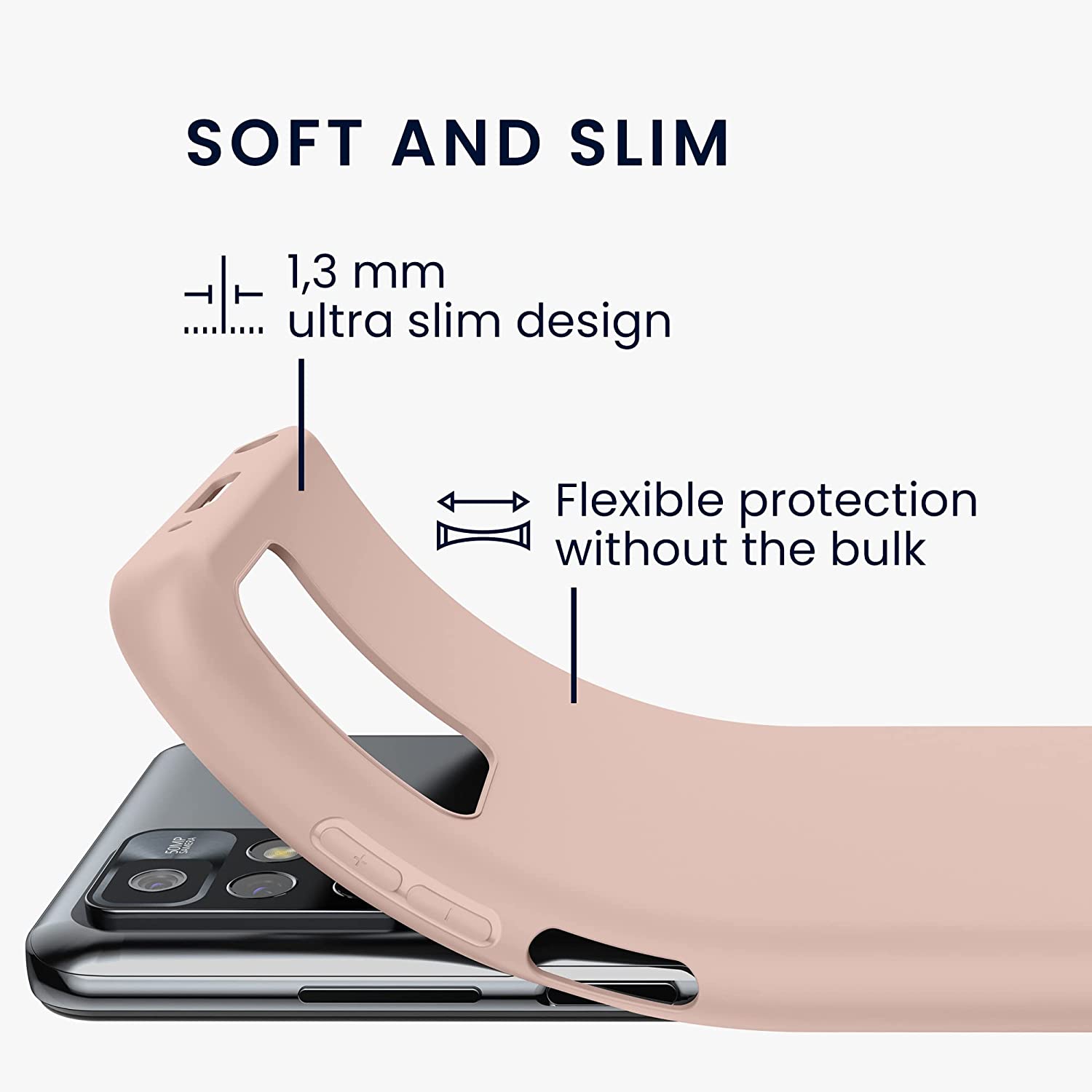 KW Xiaomi Redmi 10 Θήκη Σιλικόνης TPU - Coconut Swirl - 56147.225